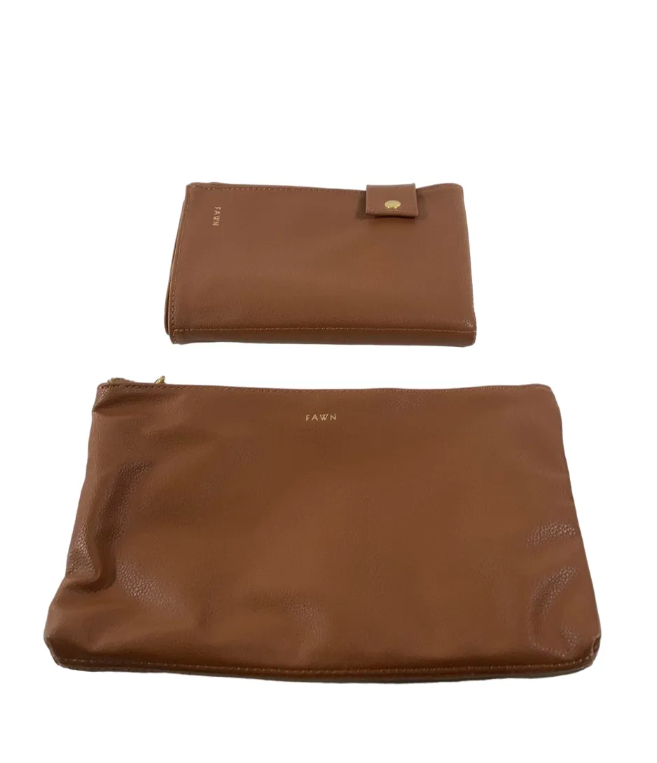 Fawn Design Changing Clutch, Brown