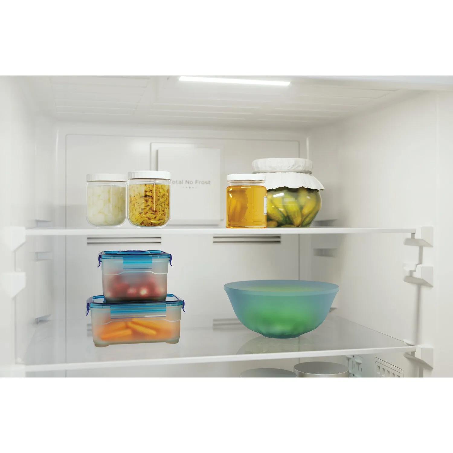 Indesit IBTNF 60182 B AQUA UK Freestanding 322L Fridge Freezer - Total No Frost, Black, E Rated