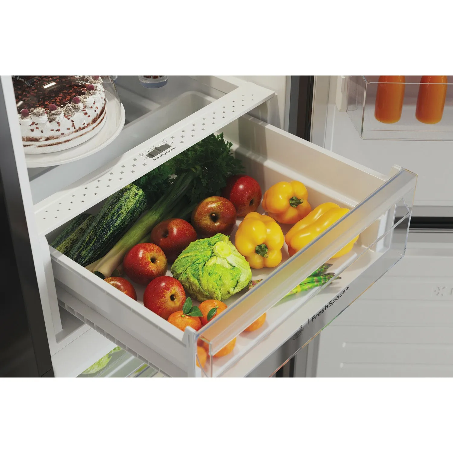 Indesit IBTNF 60182 B AQUA UK Freestanding 322L Fridge Freezer - Total No Frost, Black, E Rated