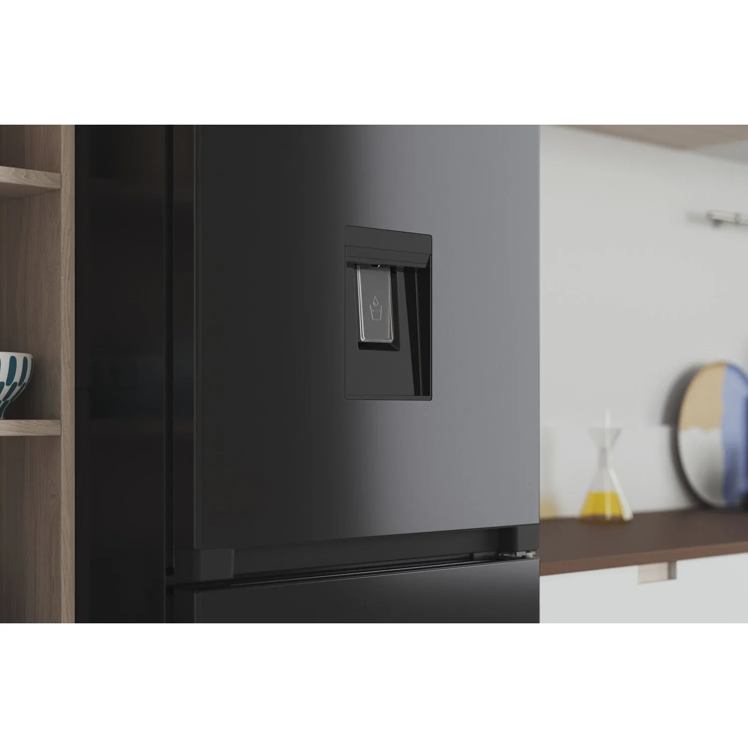 Indesit IBTNF 60182 B AQUA UK Freestanding 322L Fridge Freezer - Total No Frost, Black, E Rated