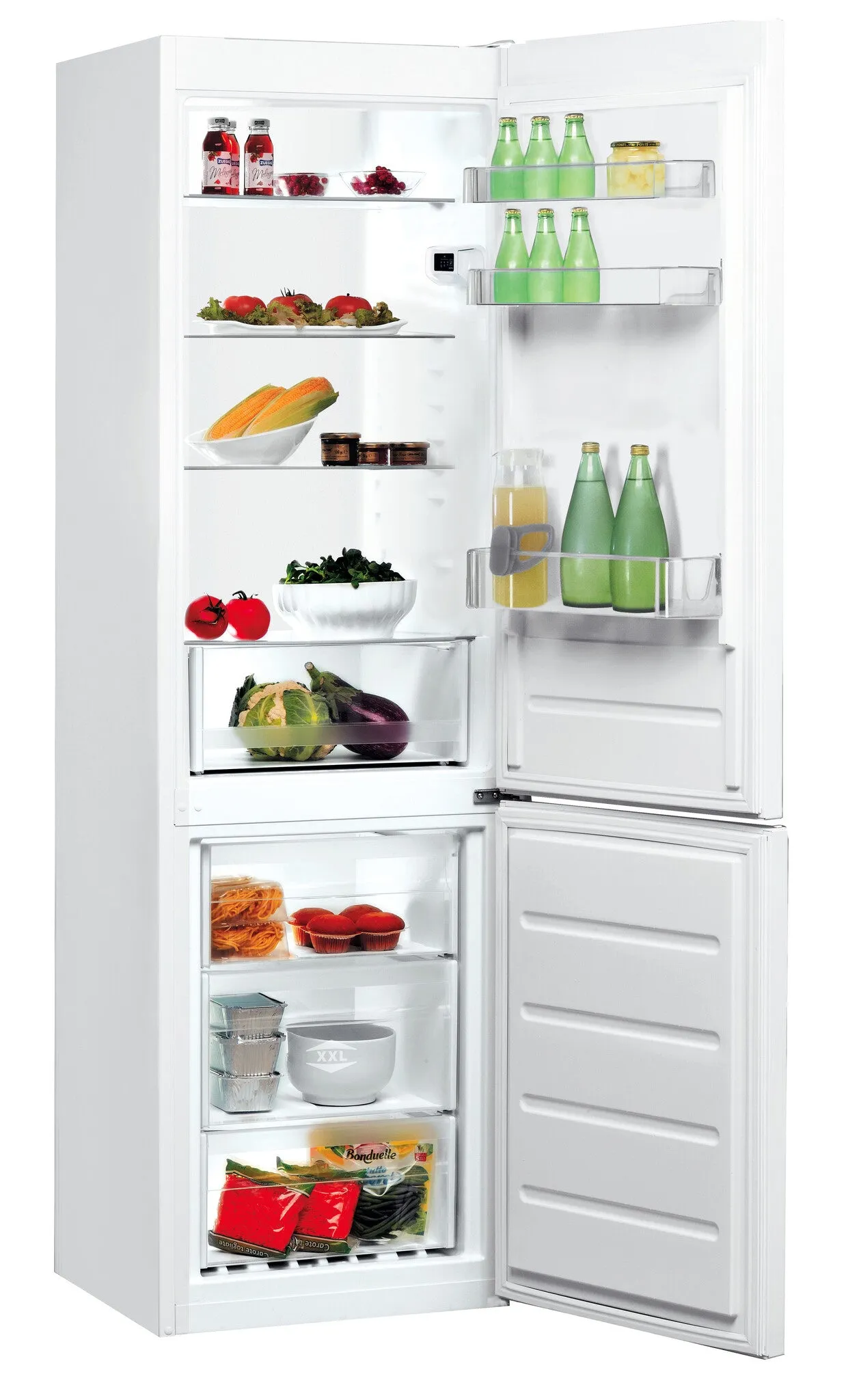 Indesit LI8 S2E W UK Freestanding 339L Fridge Freezer - White, E Rated
