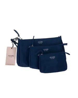 JuJuBe 3 Piece Pouch Set, Navy