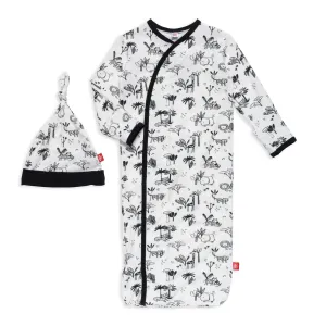 Magnetic Me Animal Safari Gown & Hat Set