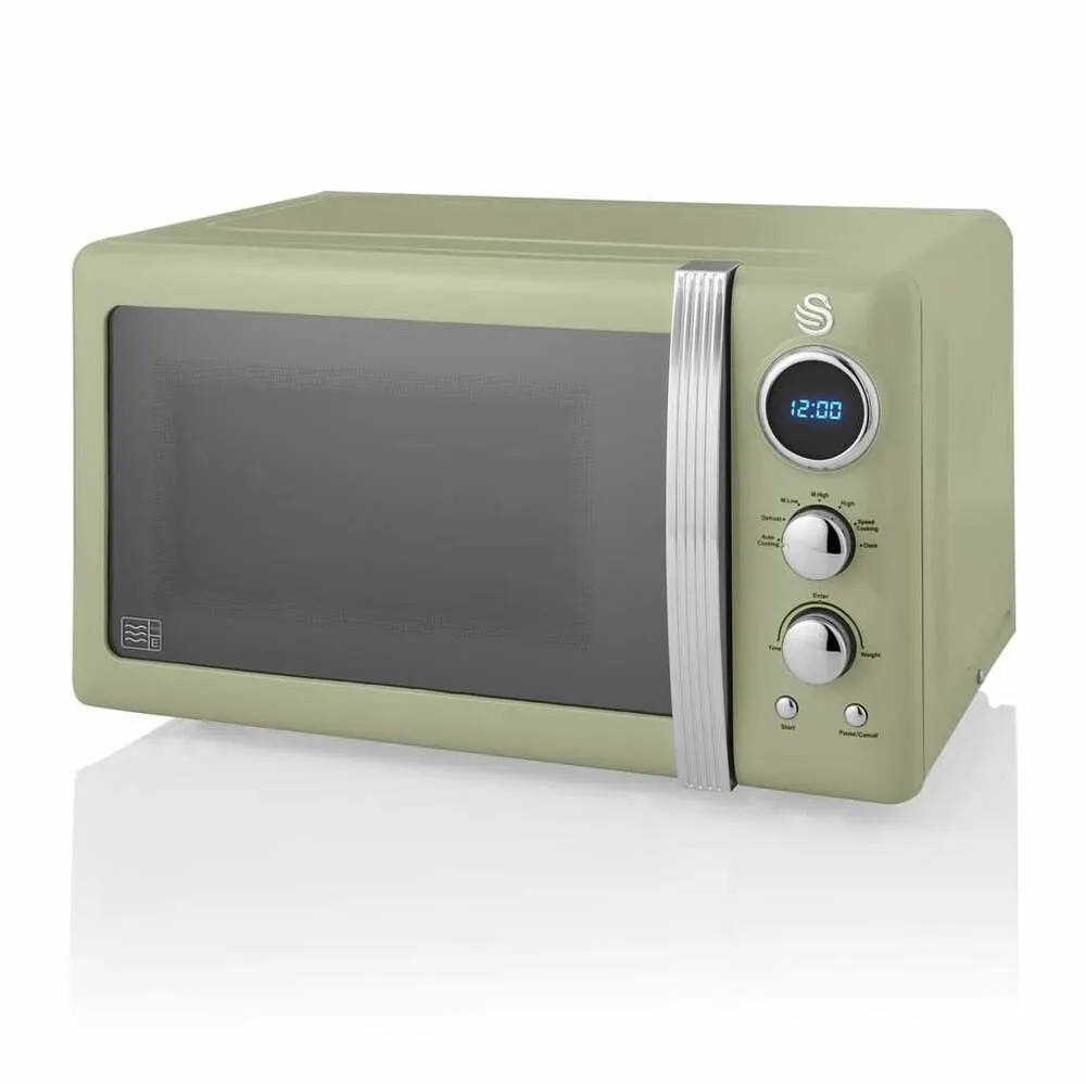 Swan SM22030LGN microwave Green Solo microwave Countertop 20 L 800 W